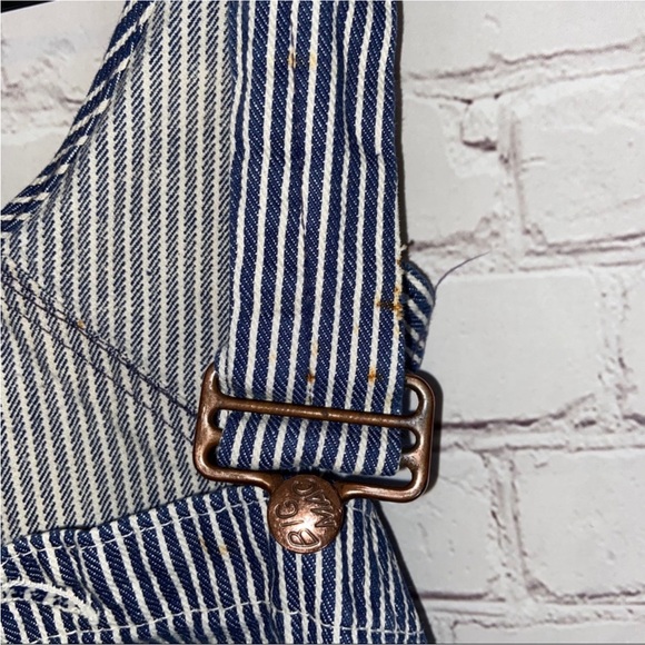 Vintage 70s/80s Big Mac Pin Stripped Overalls 36 - Picture 5 of 5